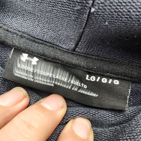 Under Armour Shirt Womens Large Green Long Sleeve Cowl Neck Sweatshirt *Read* - Picture 3 of 9